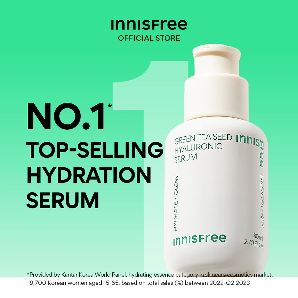 The refreshed innisfree identity.