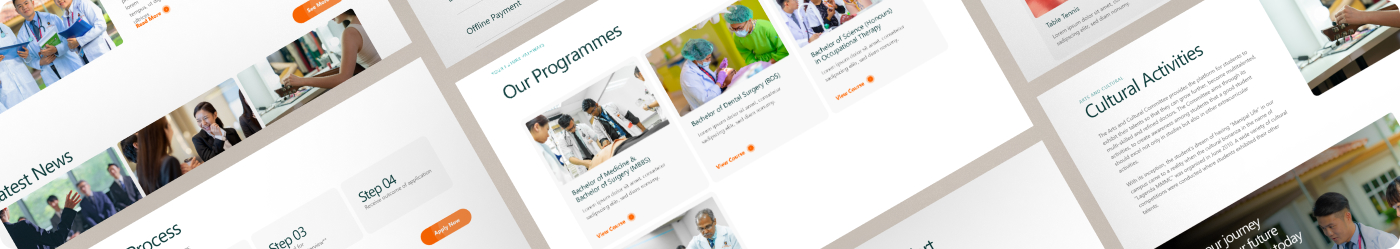 Admissions, the guided application journey.